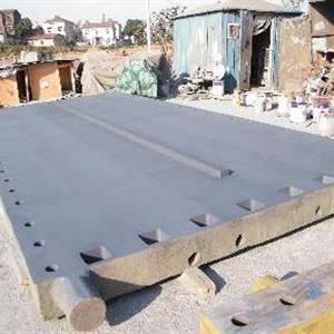 武漢江漢長江六橋大橋鞍體底板